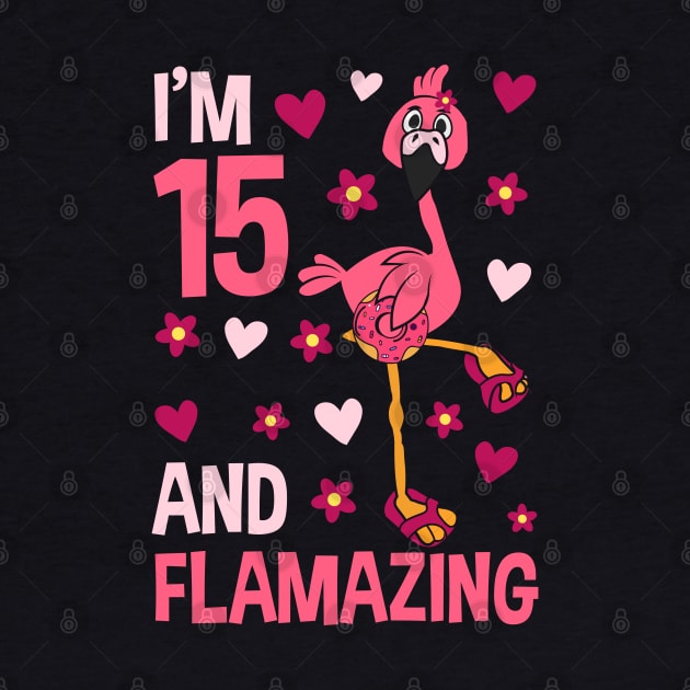 I'm 15 and Flamazing Flamingo by Tesszero